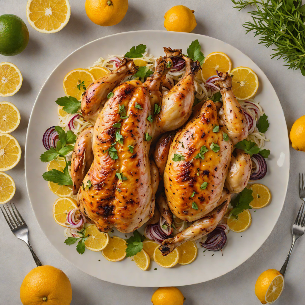Oven-Roasted Brazilian Chicken with Citrus and Garlic