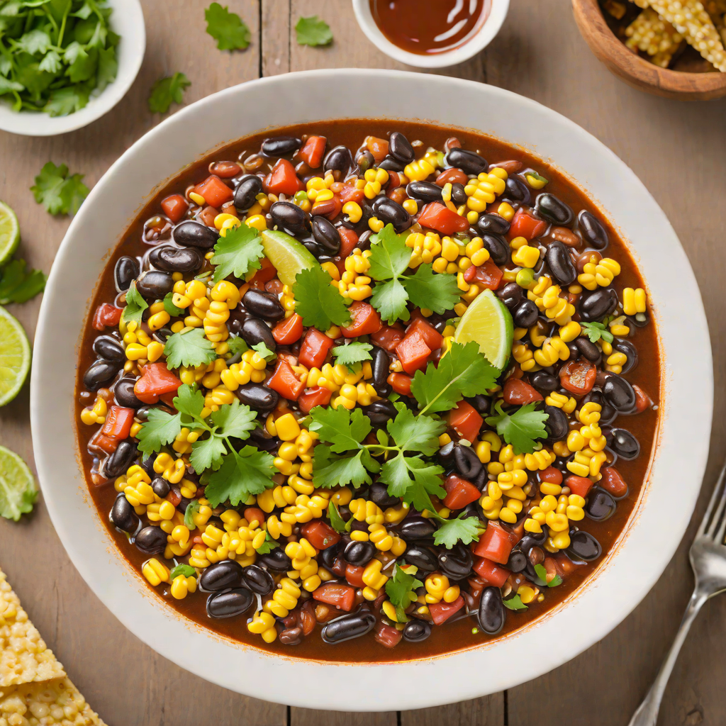 Slow-Simmered Black Bean and Roasted Corn Chili