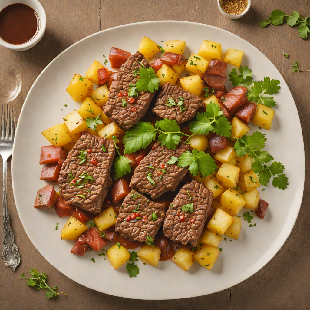 Slow-Cooked Bolivian Beef Seco with Potatoes
