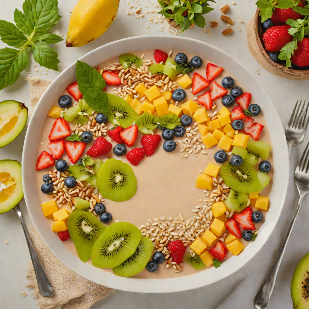 Water Park-Inspired Tropical Fruit Smoothie Bowl