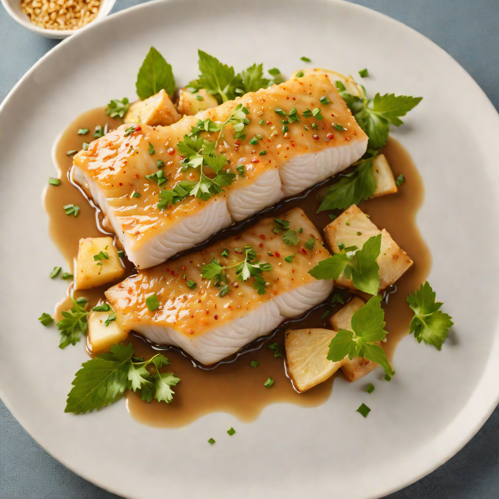 Steamed Leyland Line-Inspired Ginger Soy Cod