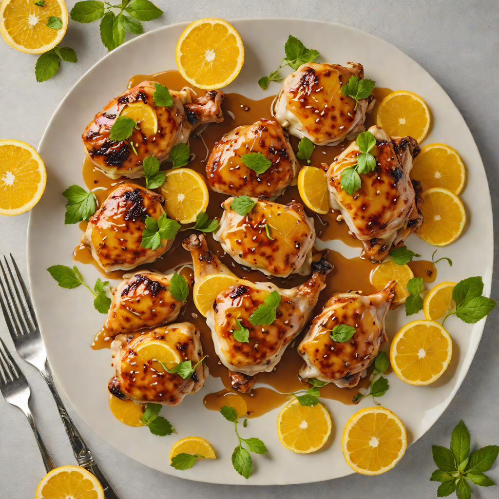 Pan-Seared Chicken Thighs with Playful Citrus Glaze