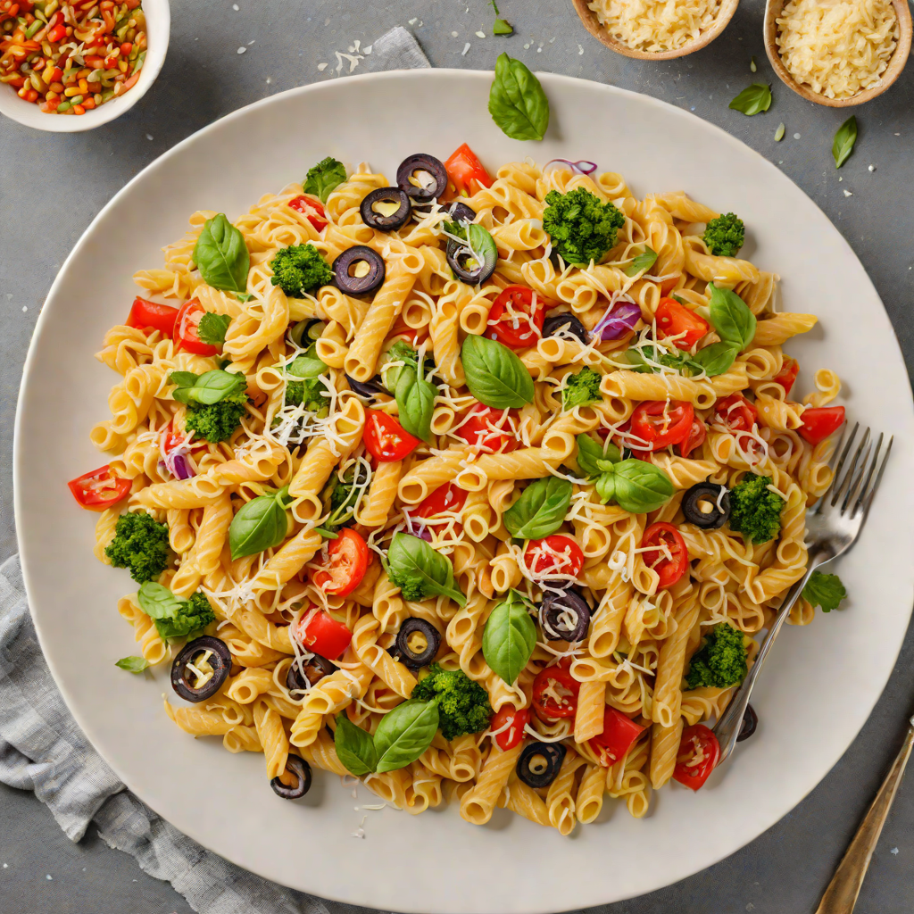 One-Pot Colorful Veggie Pasta with Parmesan