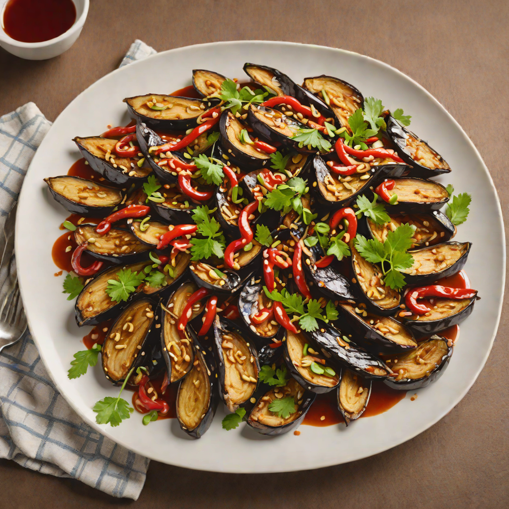 Stir-Fried Eggplant with Garlic and Chili Bean Sauce