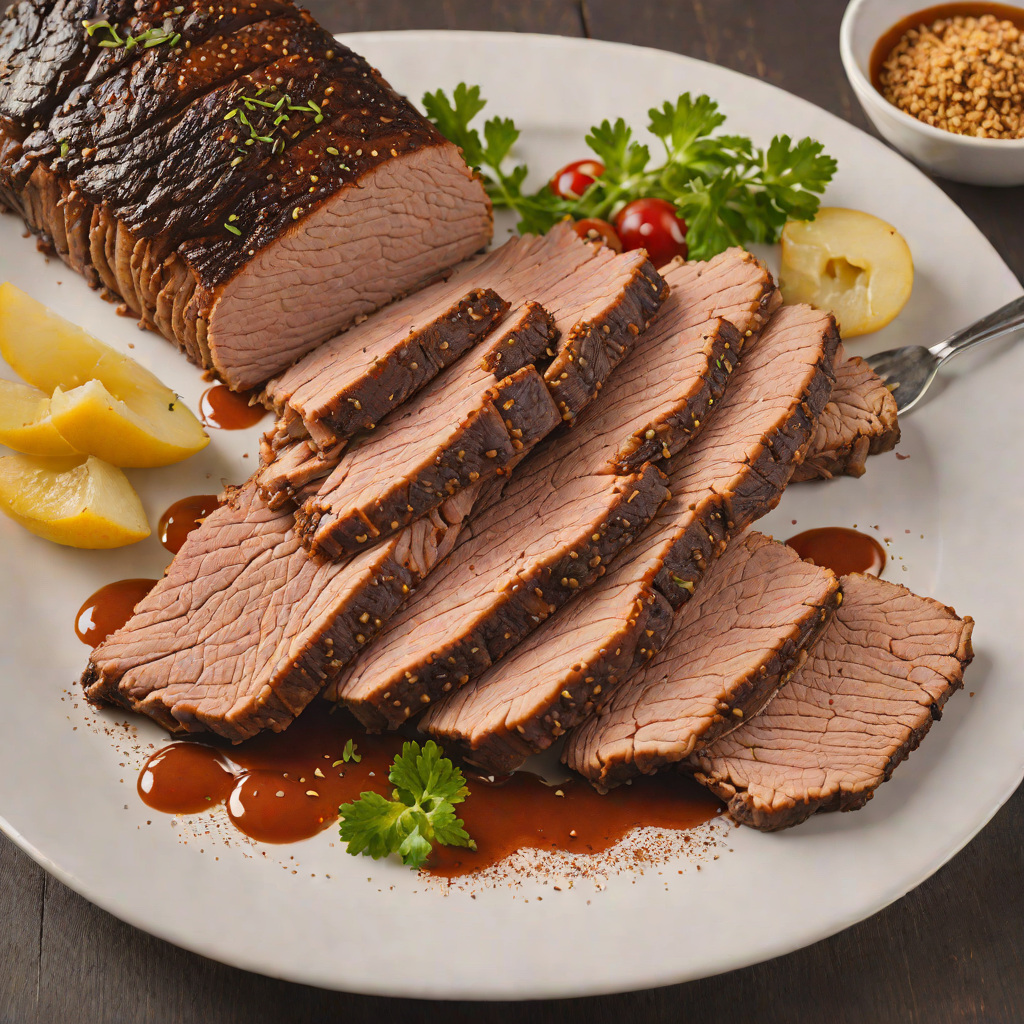 Applewood-Smoked Beef Brisket with Dry Rub
