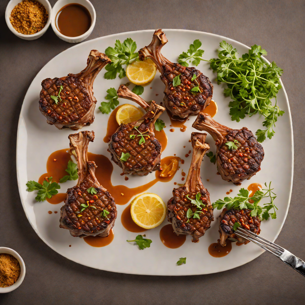 Ethiopian-Inspired Spiced Coffee Rubbed Lamb Chops