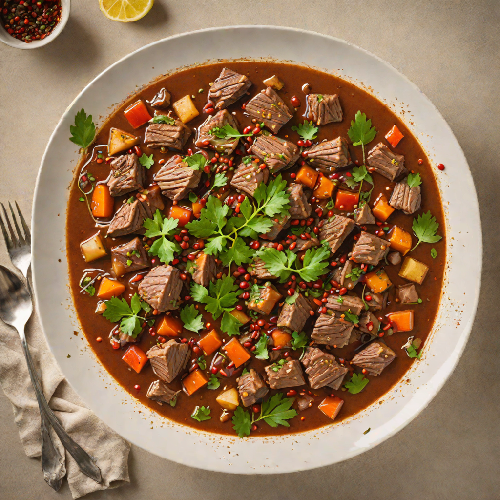Slow-Cooked Lamb Stew with Aleppo Pepper and Sumac