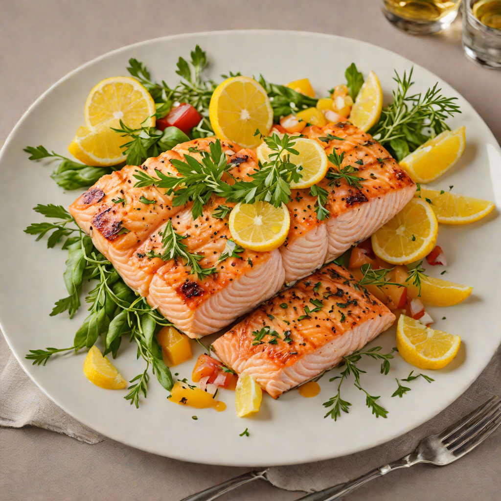 Judge Judy-Inspired Citrus and Herb Grilled Salmon
