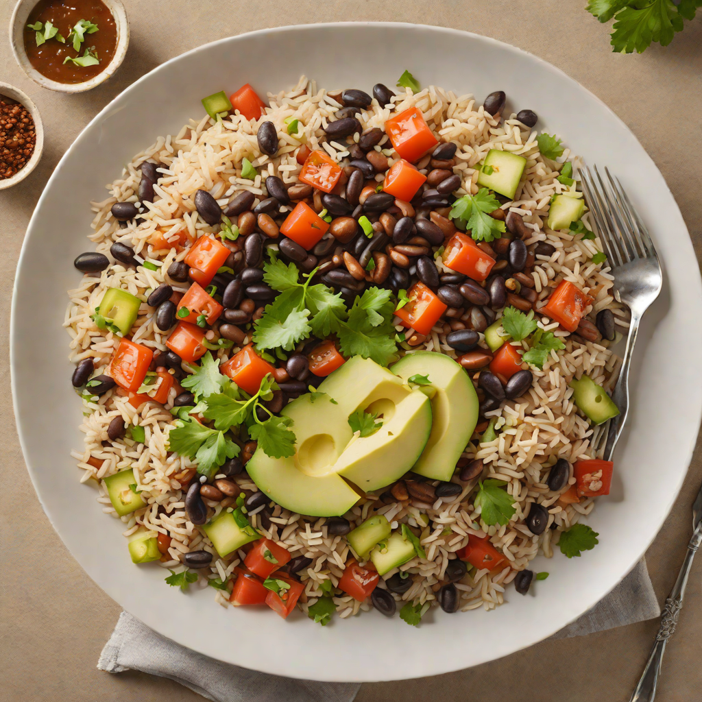 County-Spiced Black Bean and Rice Bowl
