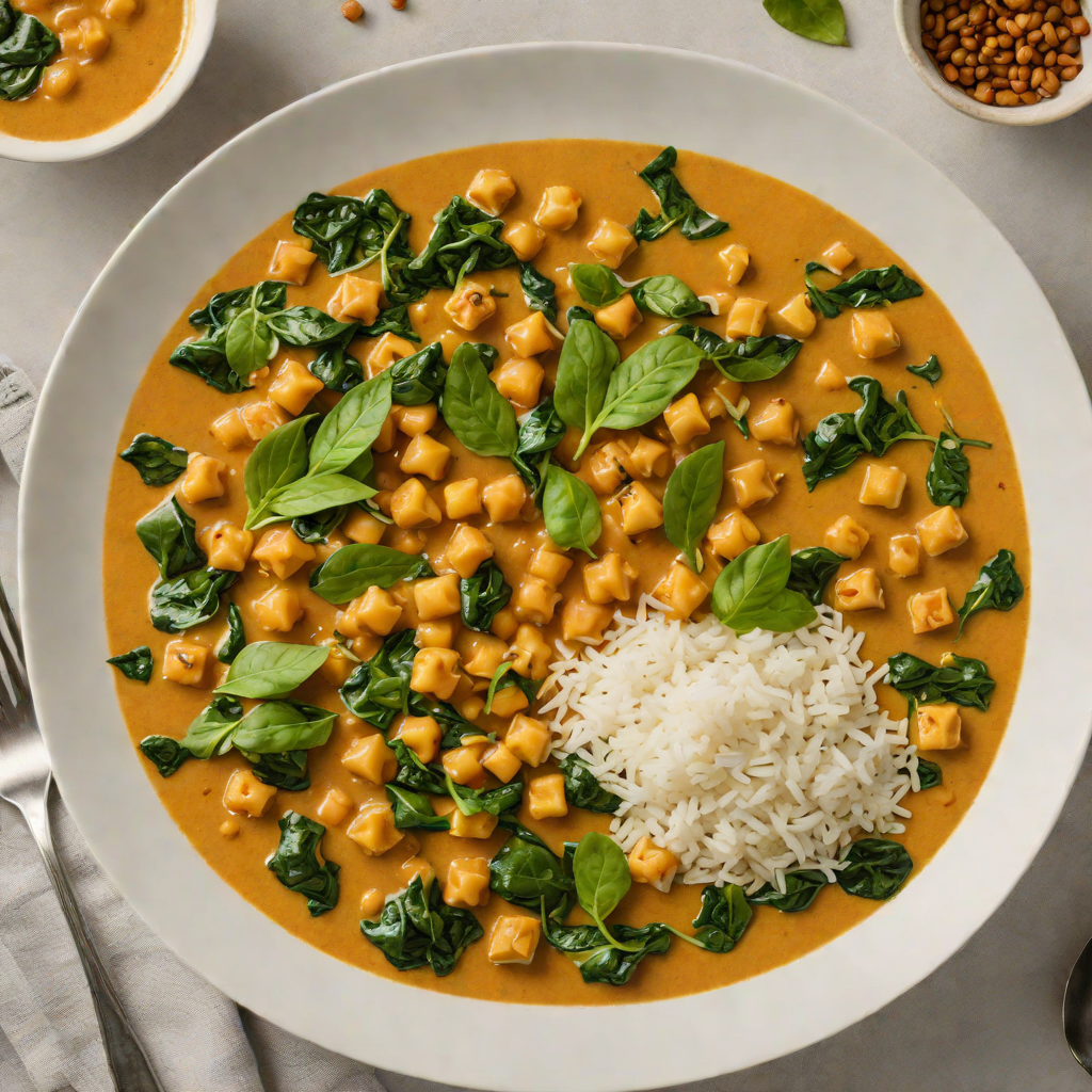 Half-Hour Coconut Curry with Chickpeas and Spinach
