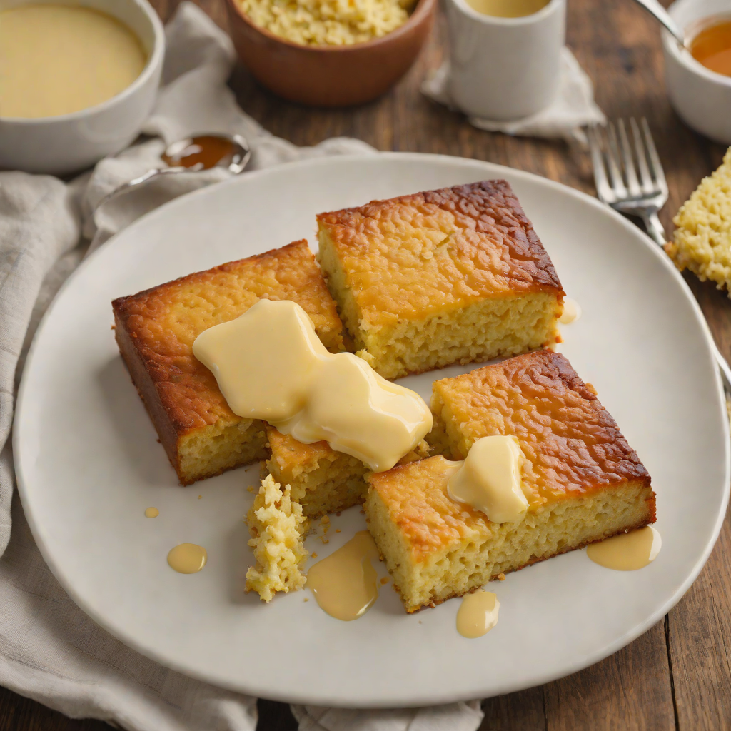 Rustic Regional Cornbread with Honey Butter Glaze