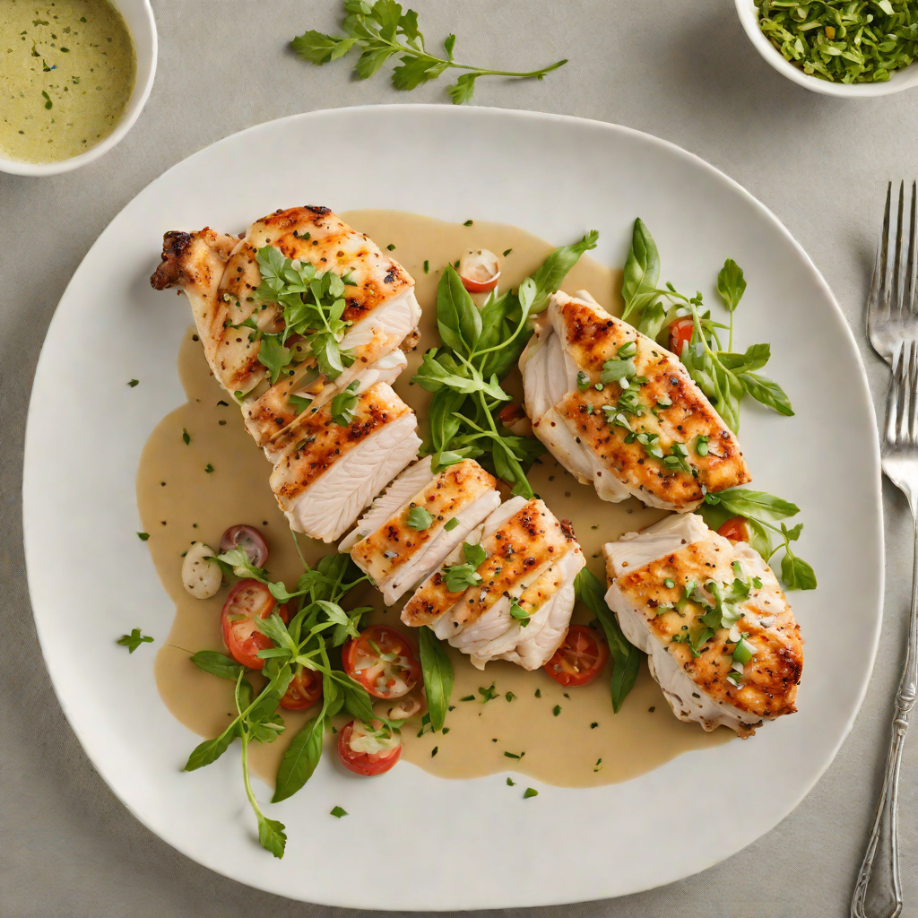 Pan-Seared Chicken with Western Cook County Herb Sauce