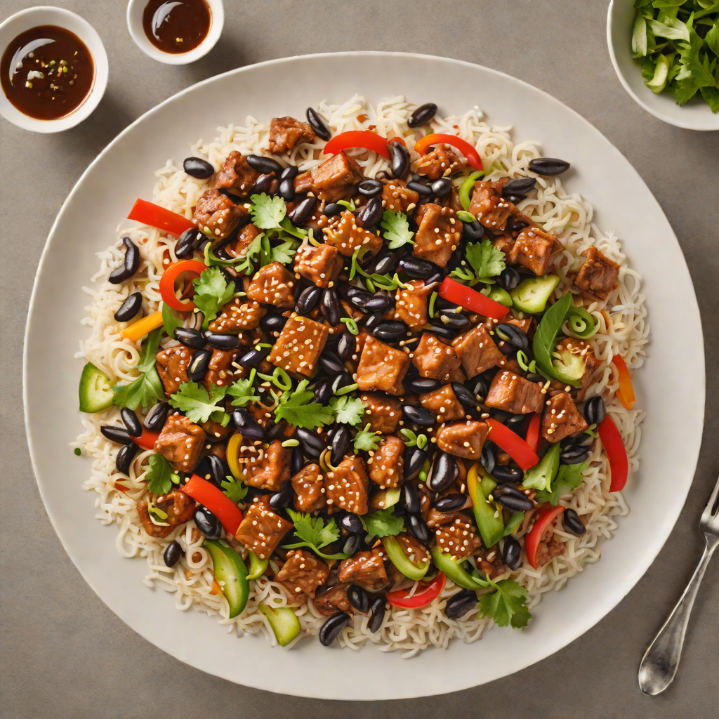 Spiced Pork Stir-Fry with Burmese Black Bean Sauce