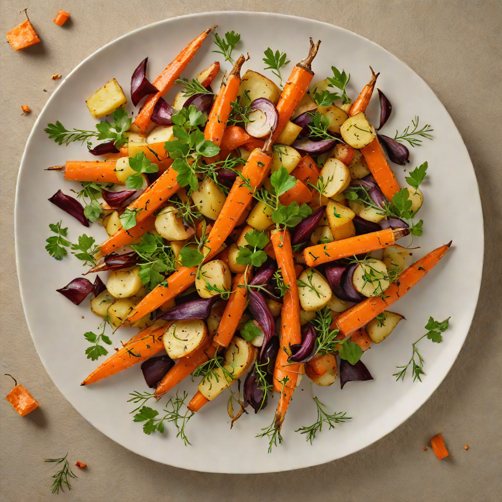 Sven’s Carrot and Herb Roasted Root Vegetables