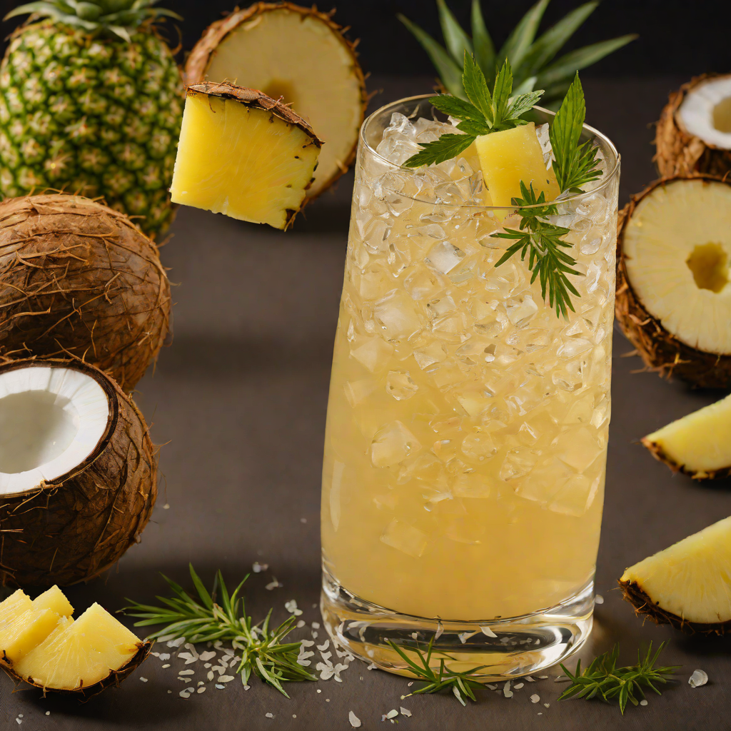 Coconut Rum and Pineapple Amaretto Cooler