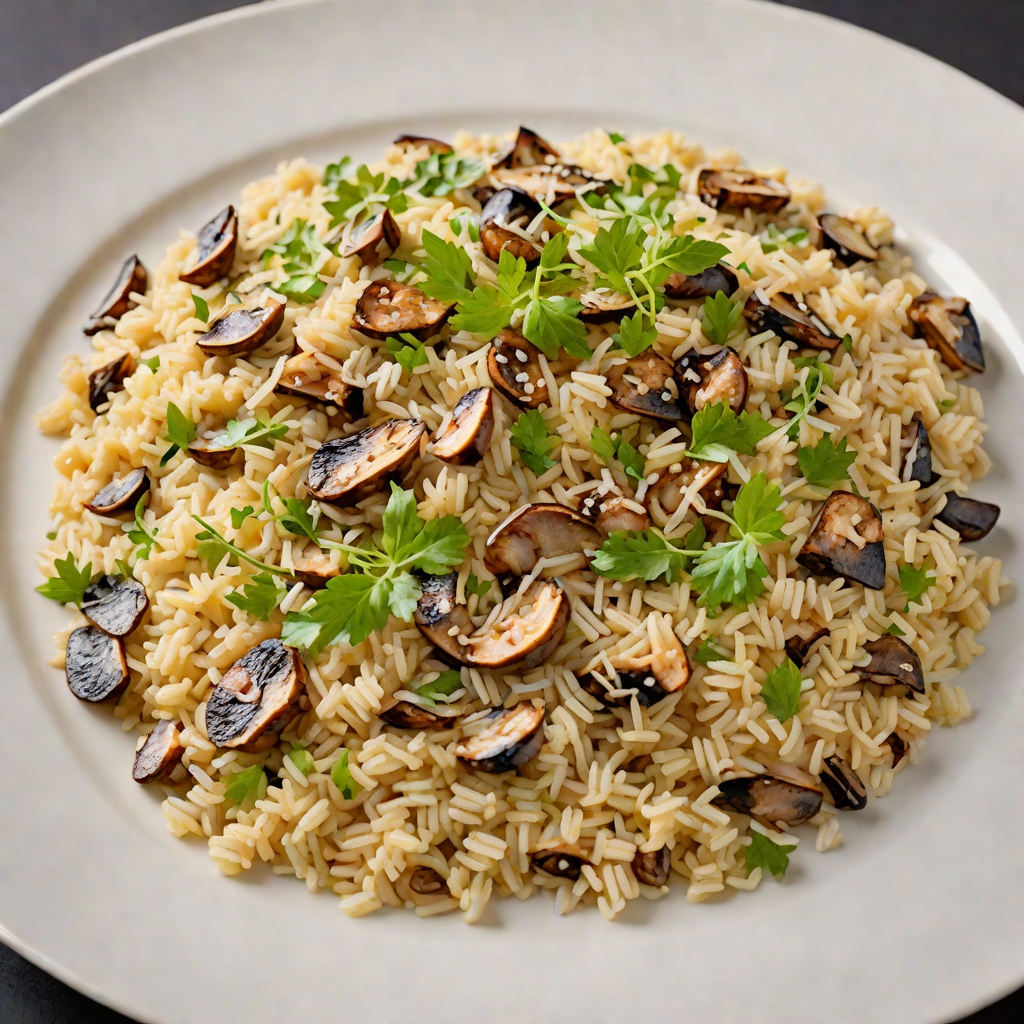 Italian-Style Risotto with Mushrooms and Parmesan