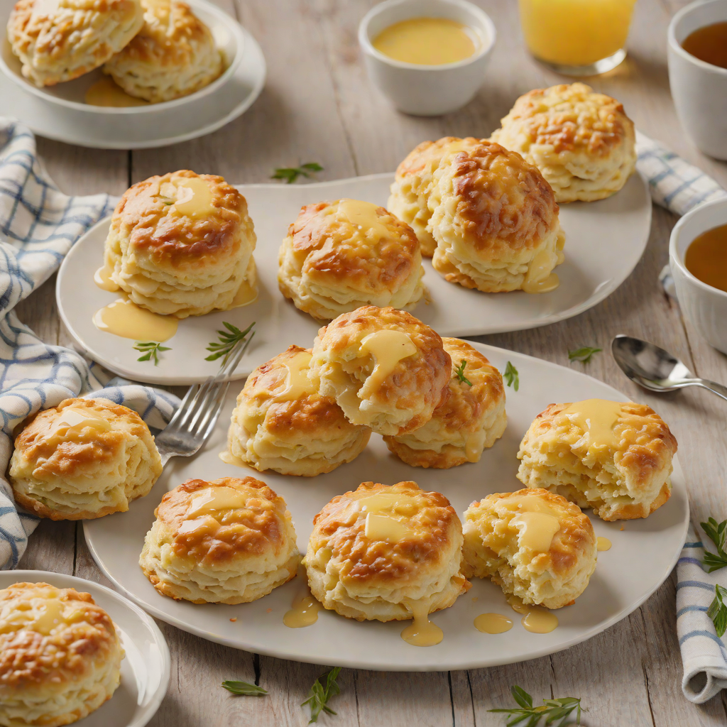 Southern-Style Buttermilk Biscuits with Honey Butter Glaze