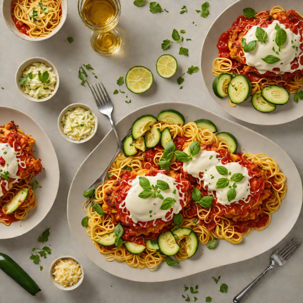 One-Pan Chicken Parmesan with Zucchini