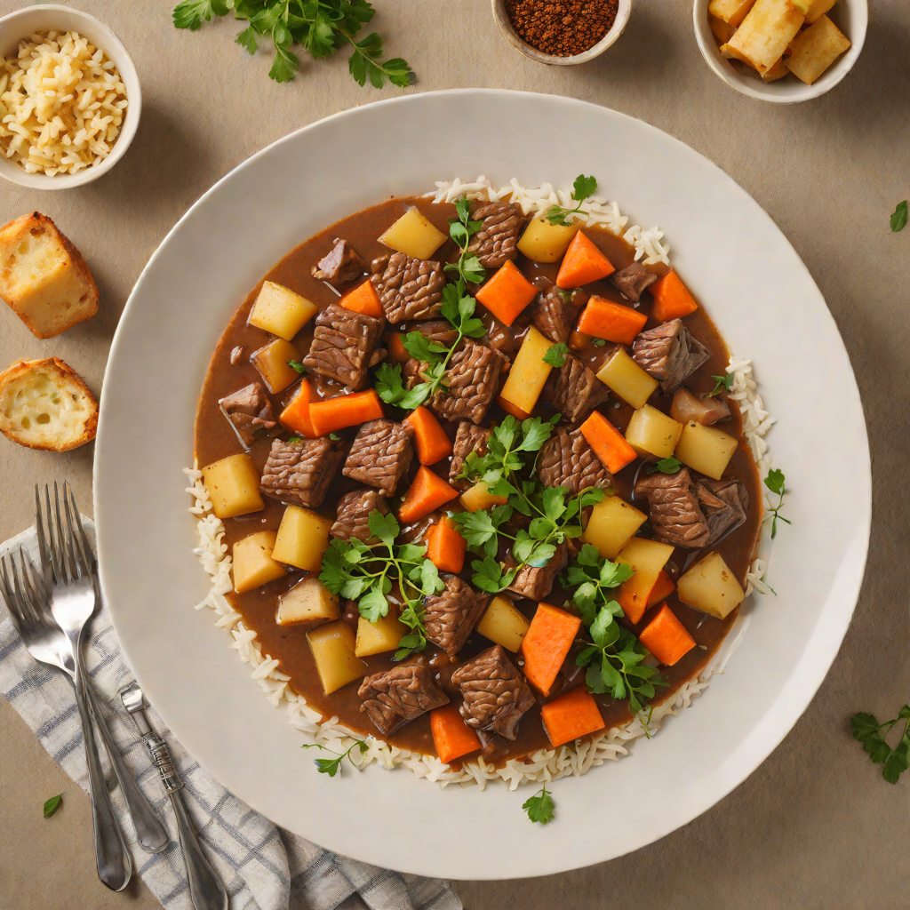 Spiced Modular Home-Style Beef Stew with Root Vegetables