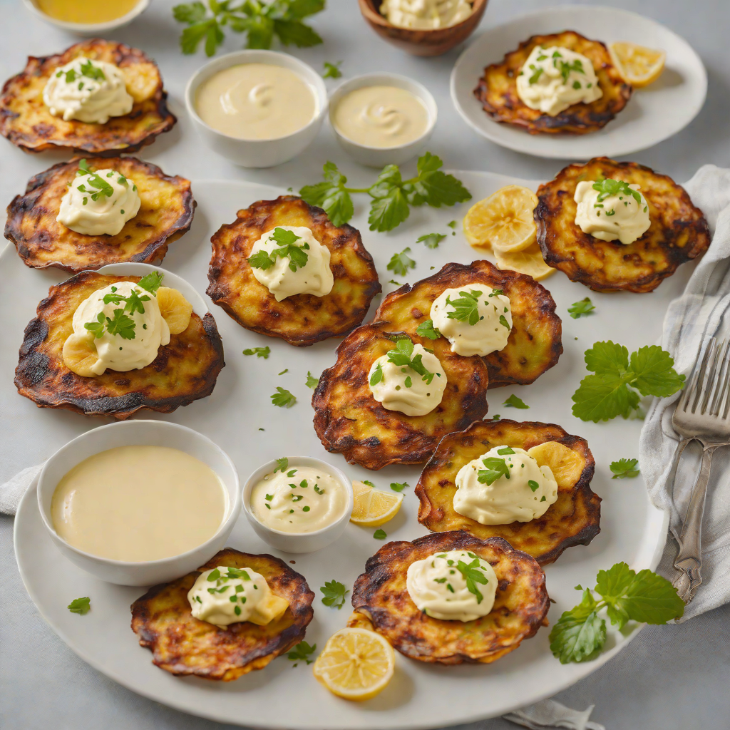 Island-Style Sweet Plantain Tostones with Garlic Aioli