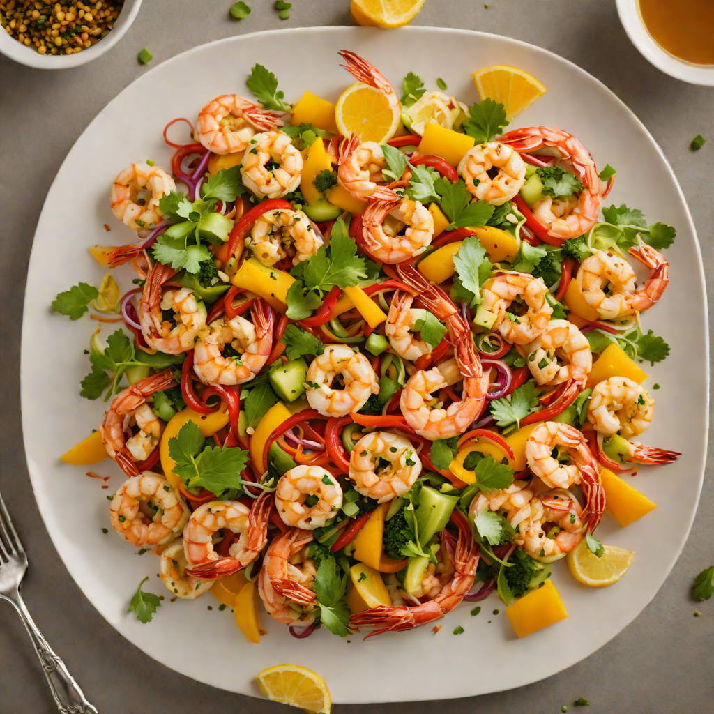 Orange and Tequila Glazed Shrimp Stir Fry