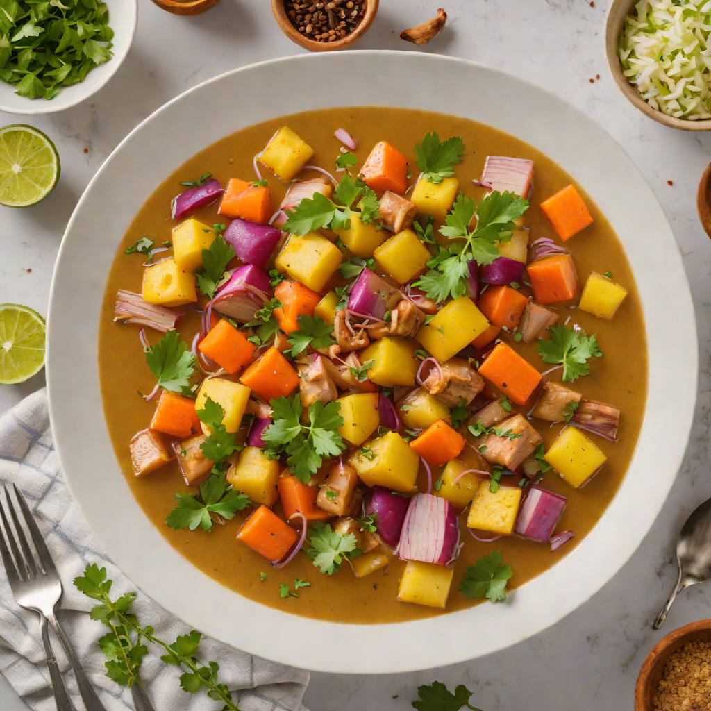 Dominican-Style Slow Cooker Sancocho with Root Vegetables