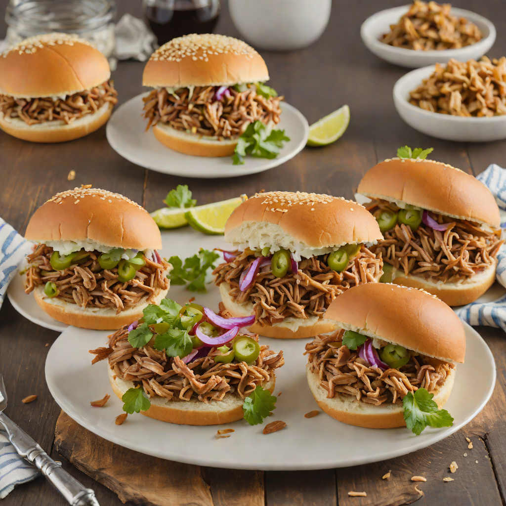 Slow Cooker Mississippi-Style Pulled Pork Sandwiches
