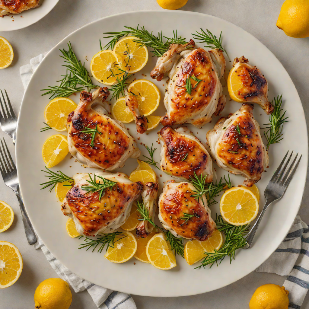 Pan-Roasted Chicken Thighs with California Citrus and Rosemary