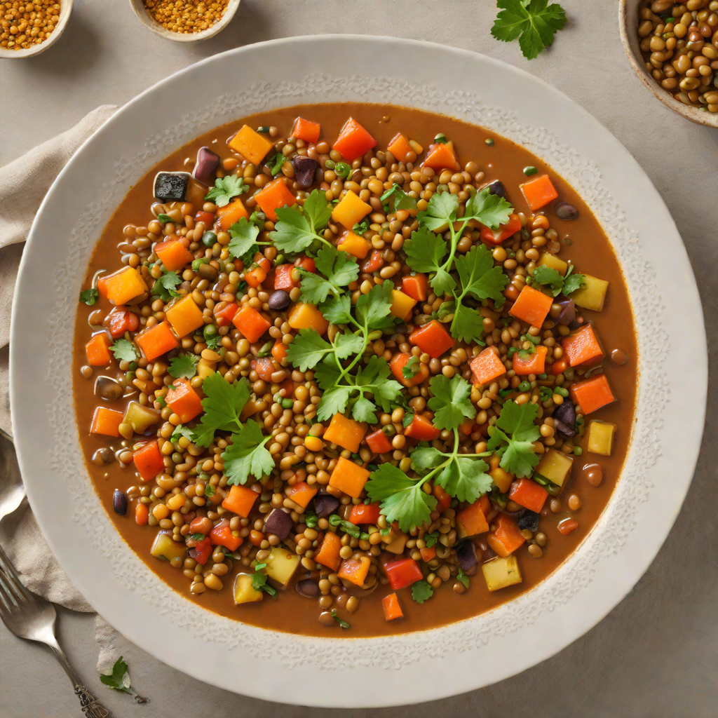 Moroccan-Spiced Lentil and Vegetable Stew