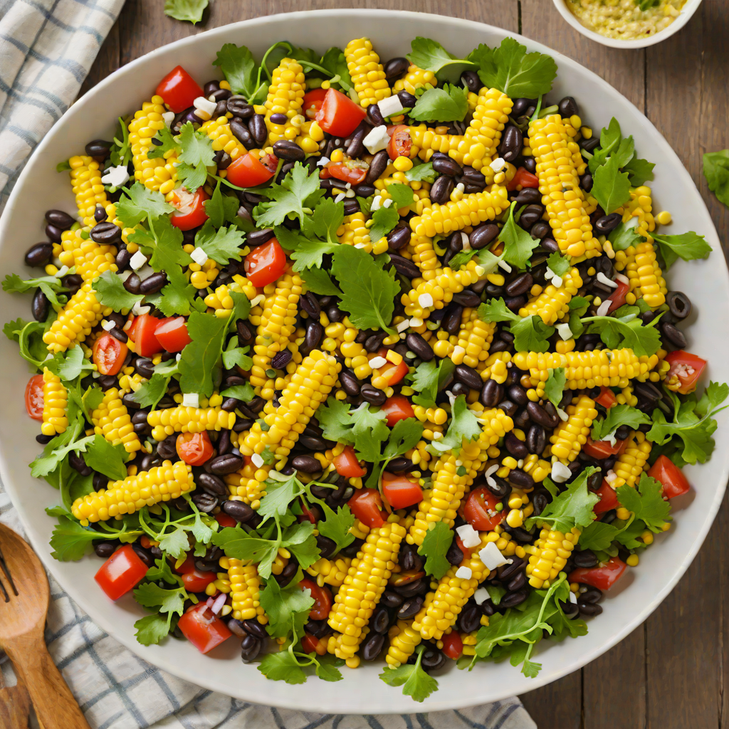 Charred Street-Style Corn and Black Bean Salad