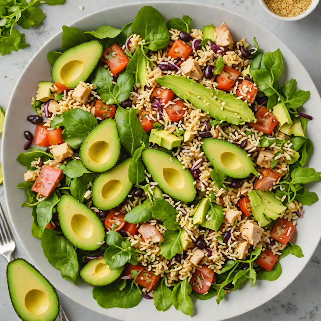 Festival-Ready Hydration Chicken Salad with Avocado and Quinoa