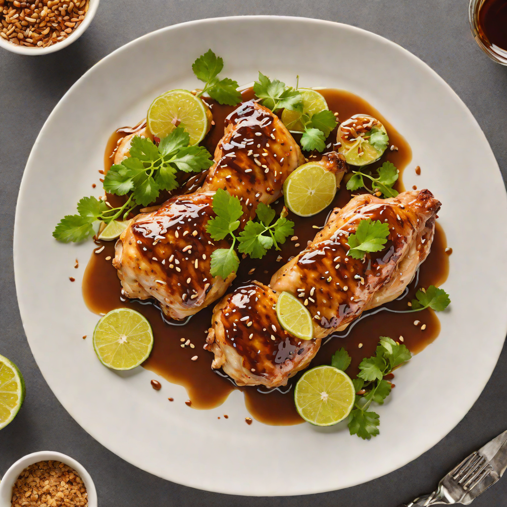 Pan-Seared Chicken with Tamarind and Lime Glaze