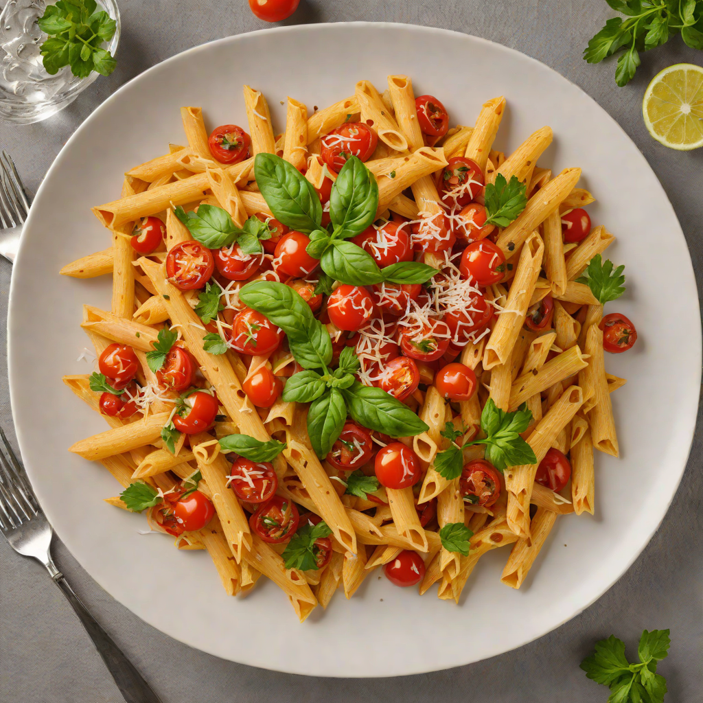 Vodka-Infused Penne with Roasted Cherry Tomato Sauce