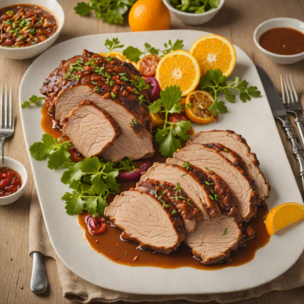 Orange-Spiced Caribbean Pork Shoulder Roast