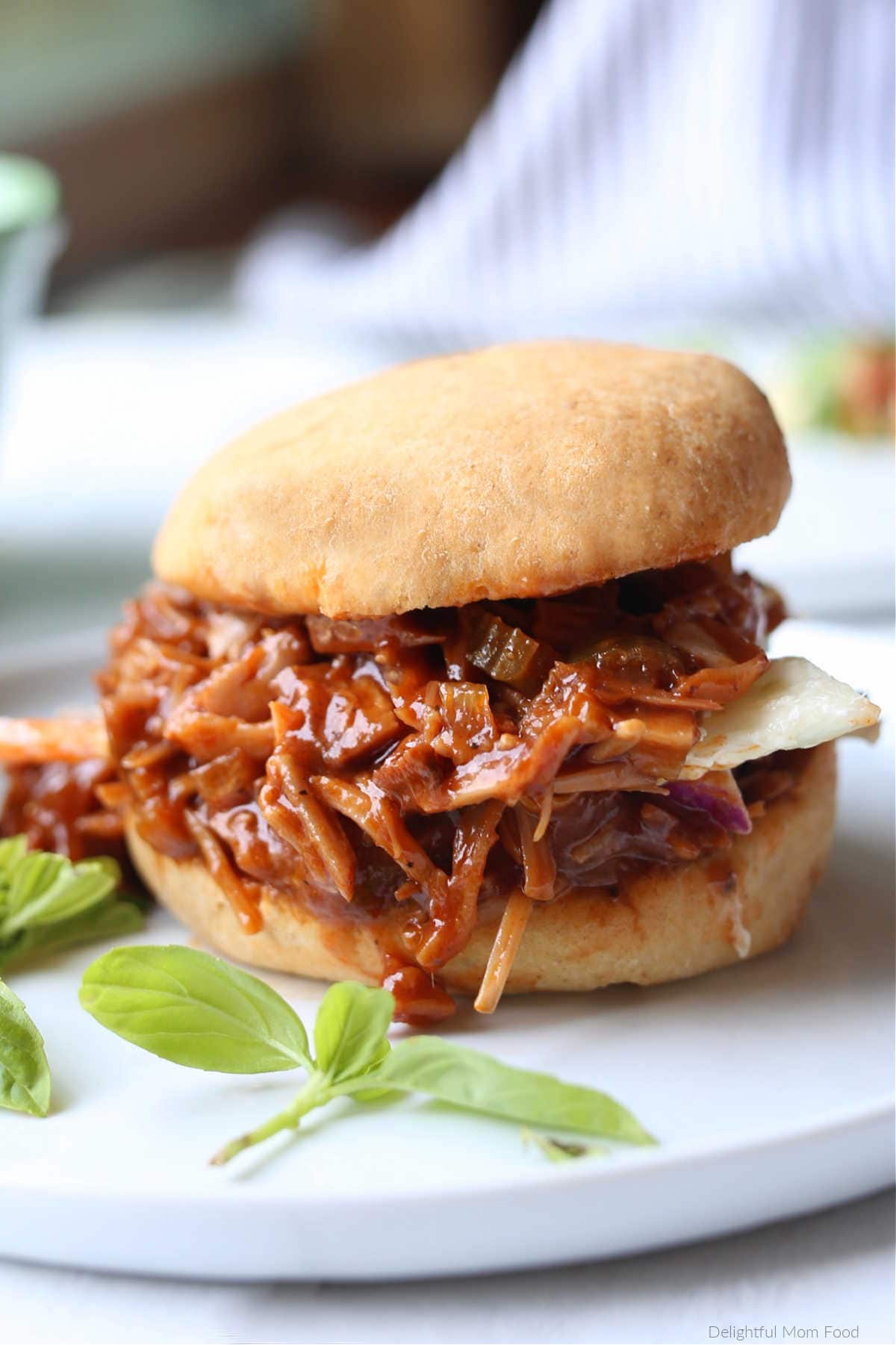 Smoky BBQ Jackfruit 'Pulled Pork' Sandwiches