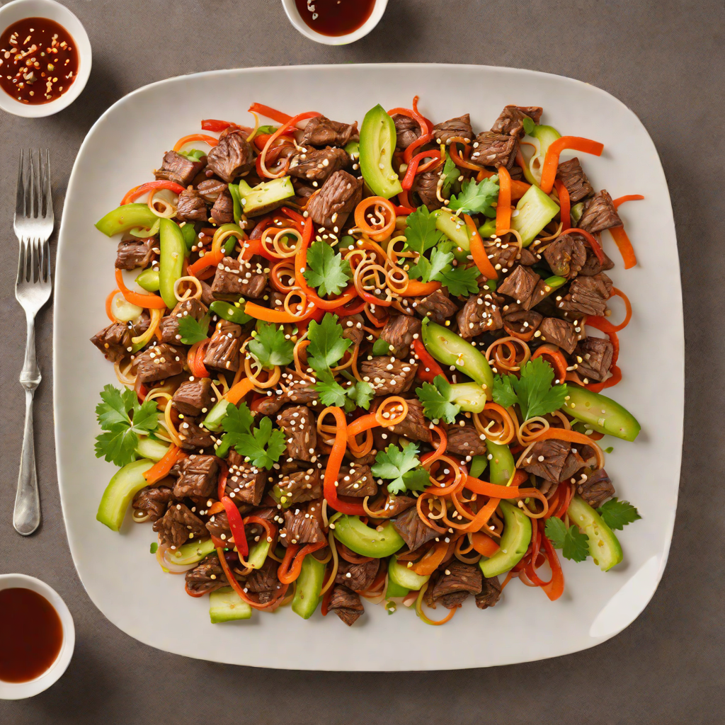 Sichuan-Style Stir-Fried Beef with Pickled Vegetables