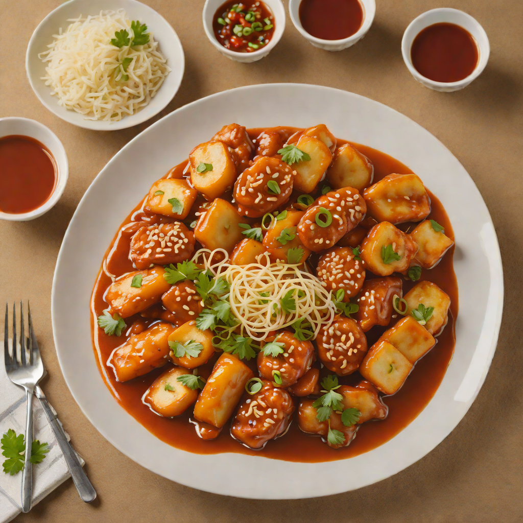 Spicy Street-Style Korean Tteokbokki with Fish Cakes