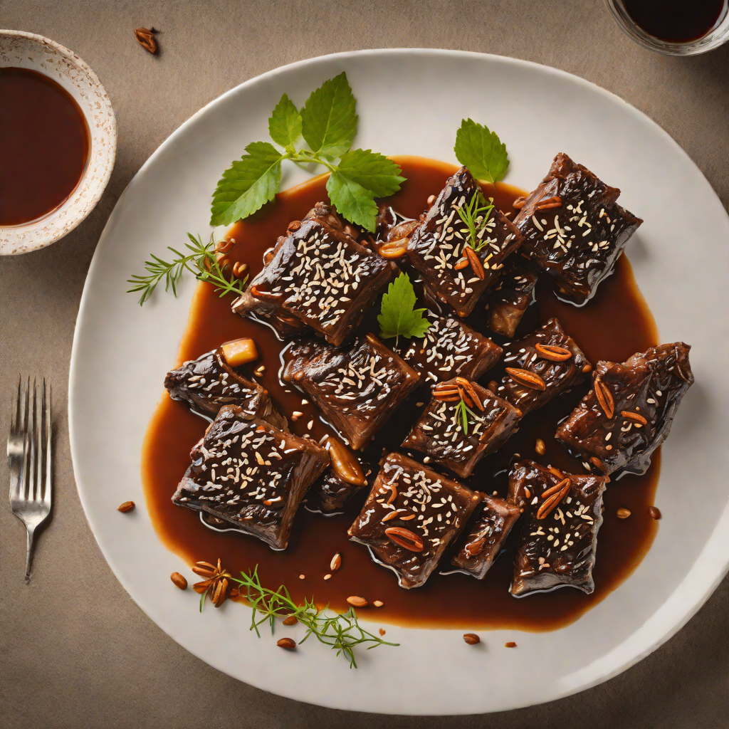 Soy-Braised Short Ribs with Star Anise and Ginger