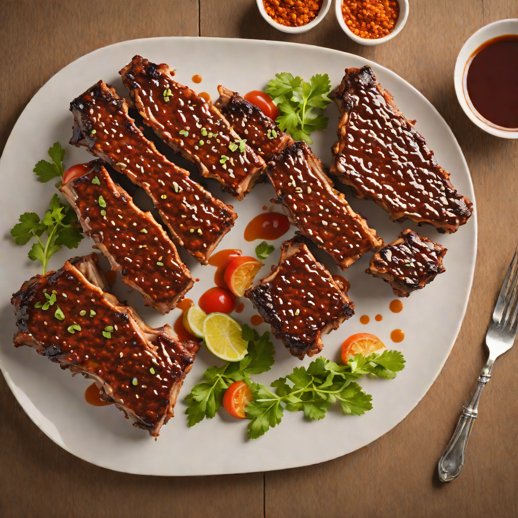 Grilled Pork Back Ribs with Smoky Paprika Glaze