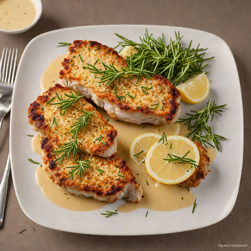 Baked Parmesan-Crusted Pork Chops with Rosemary