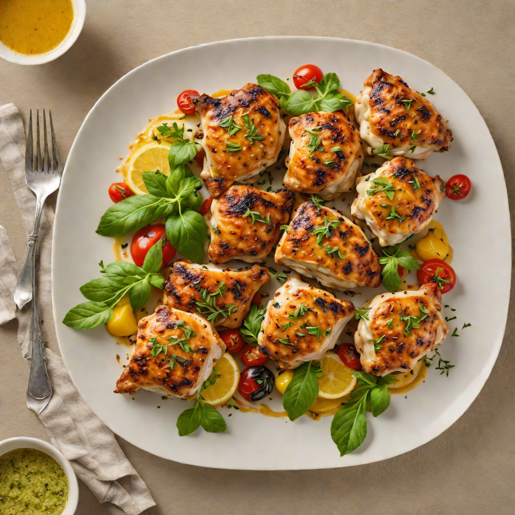 Hidden Herb-Stuffed Mediterranean Chicken Thighs
