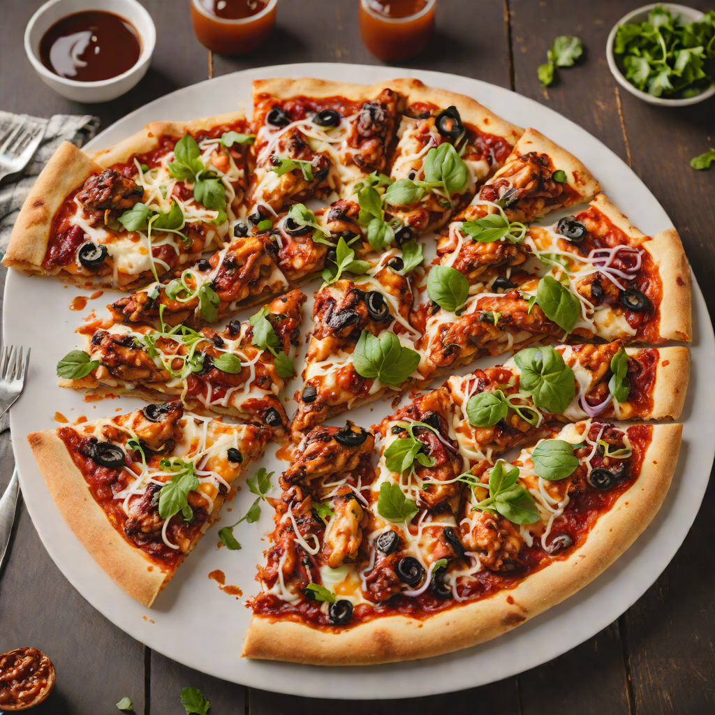 Wood-Fired Chicken Wing Pizza with Smoky BBQ Sauce