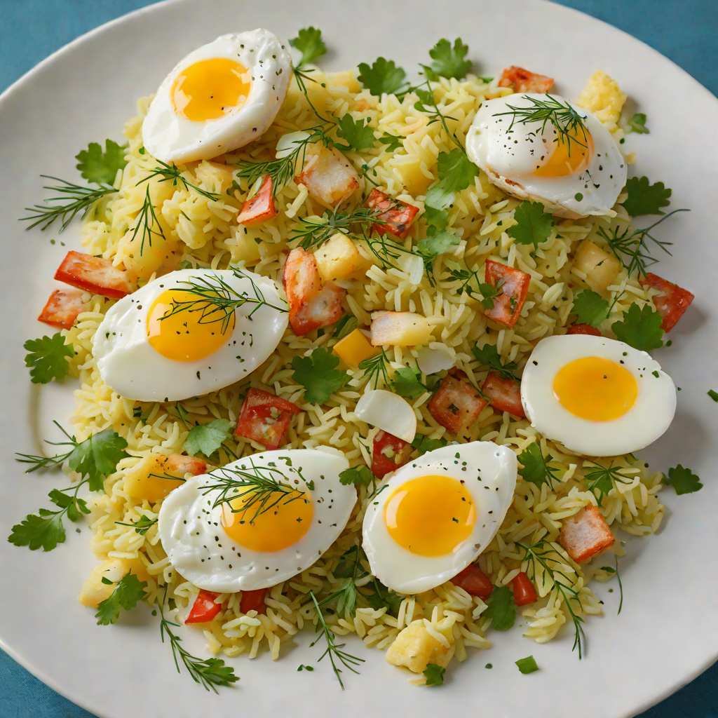Smoked Haddock Kedgeree with Poached Eggs