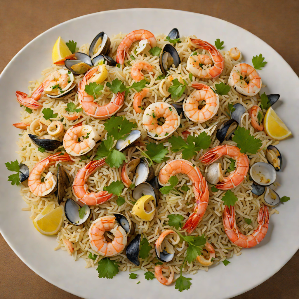 Seafood Rice with Clams and Shrimp