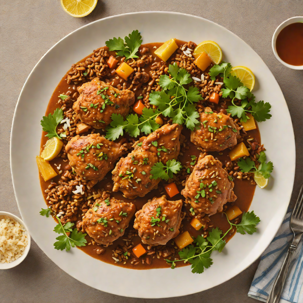 Doro Wat-Style Braised Chicken with Berbere and Niter Kibbeh