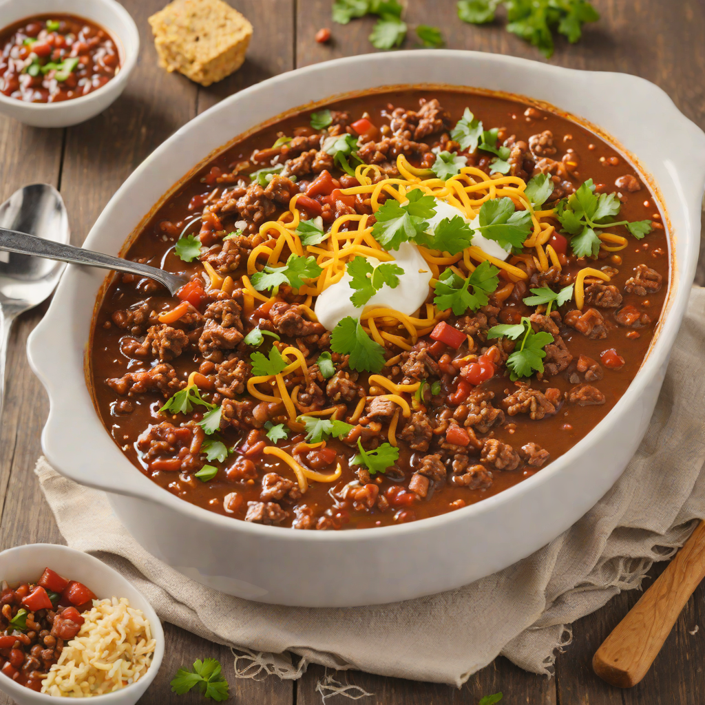 Bing-Inspired Slow Cooker Beef Chili with Chipotle and Cocoa