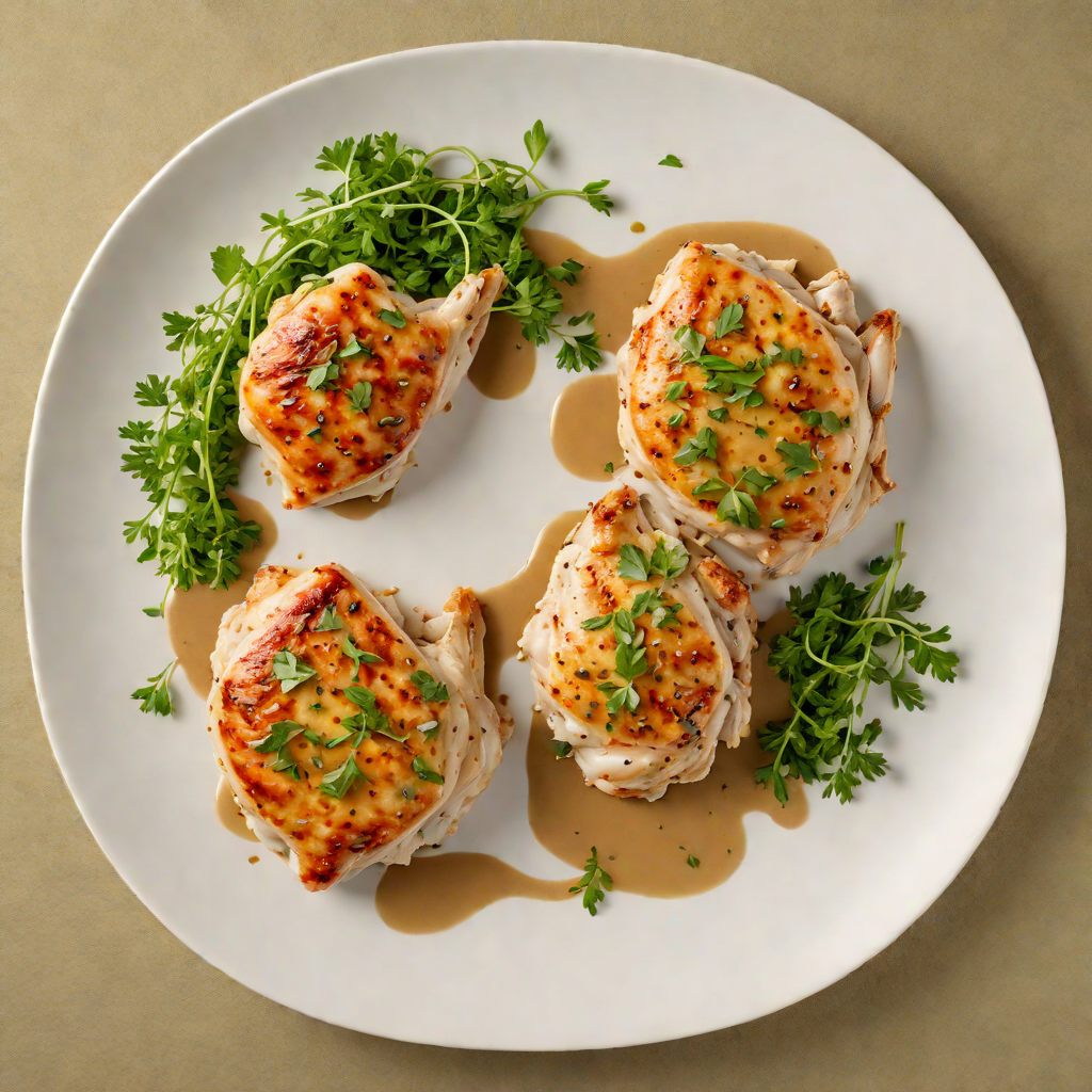 Pan-Seared Chicken with Bitter Herb Sauce