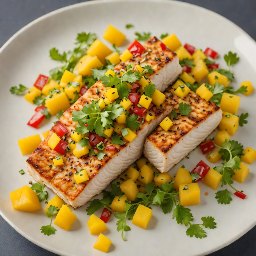 Pan-Seared Mahi Mahi with Mango-Cilantro Salsa