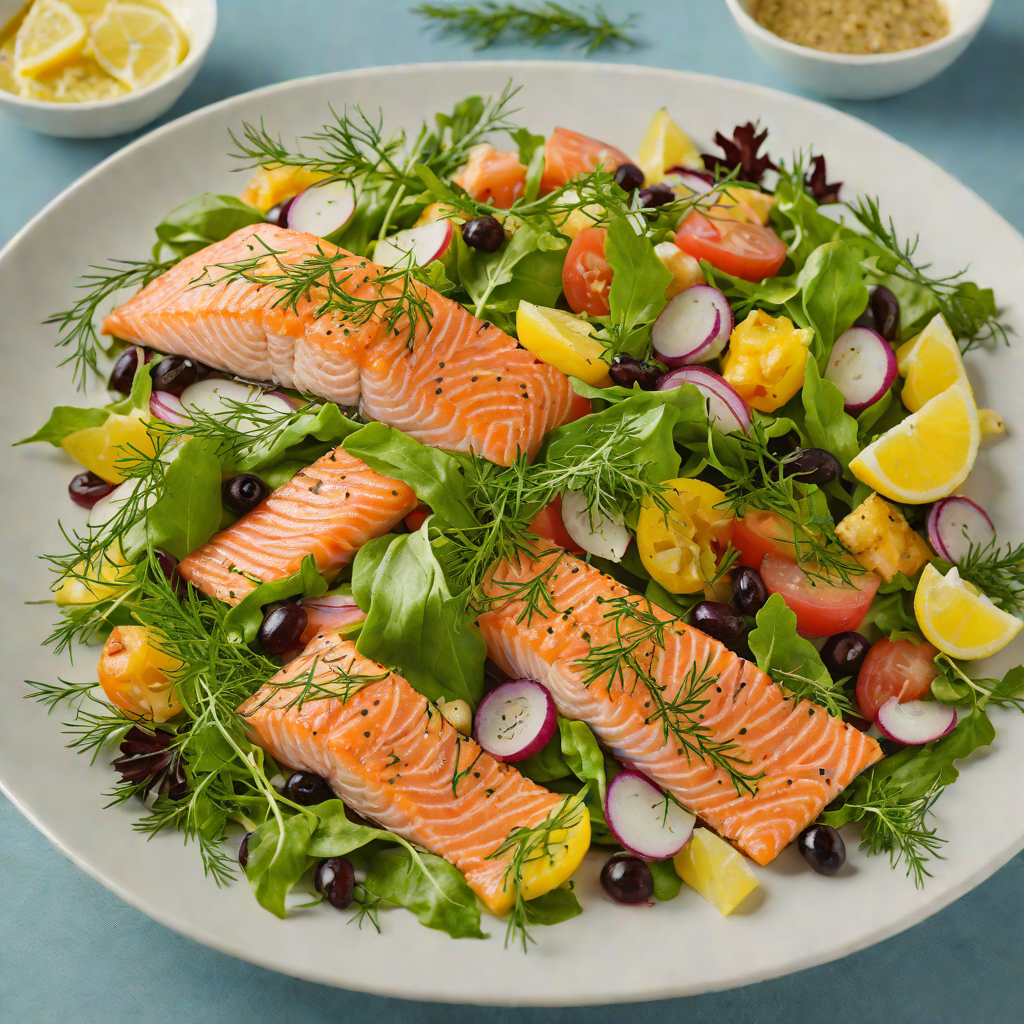 Nordic Salmon and Dill Salad
