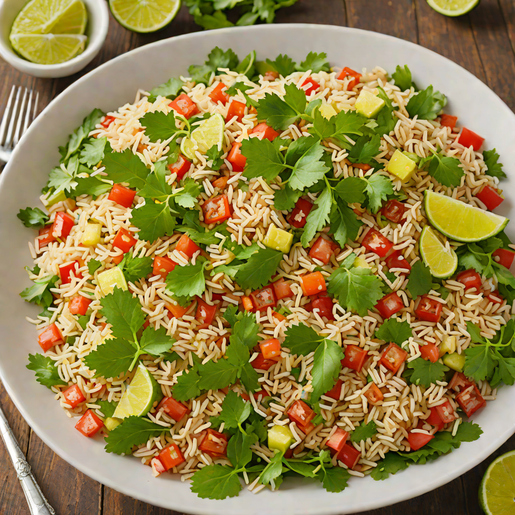 Toasted Rice Salad with Lime and Chili